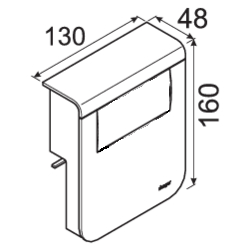 hager Skirting trunking device box sl20115 f. systo dev 4m graphi