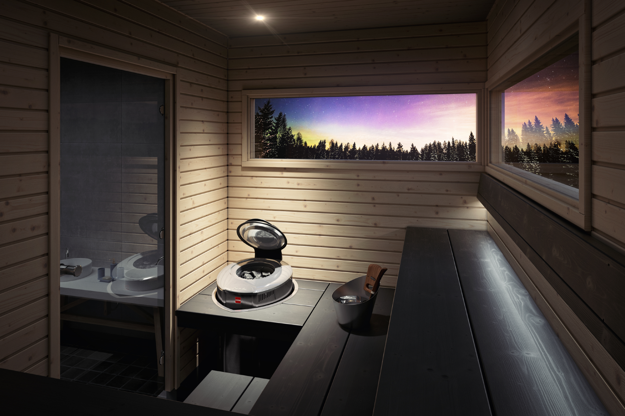 harvia Electric sauna heater forte afb6 steel