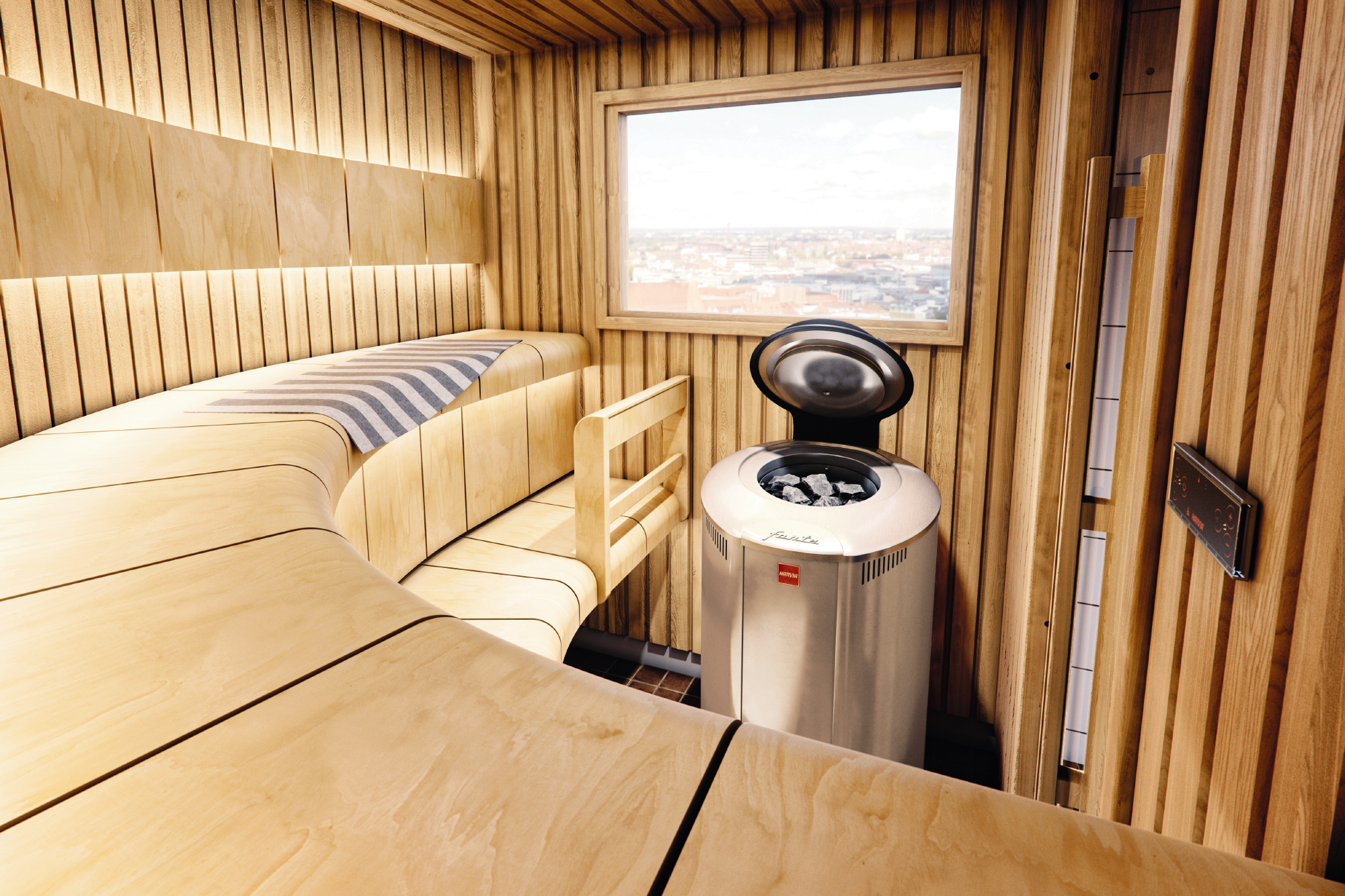 harvia Electric sauna heater forte afb6 steel