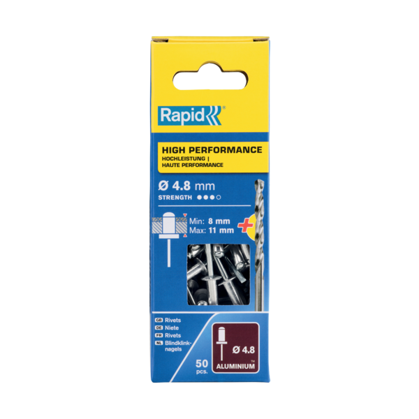 rapid Vetoniitti rapid 4.8x14mm h.perf 50kpl