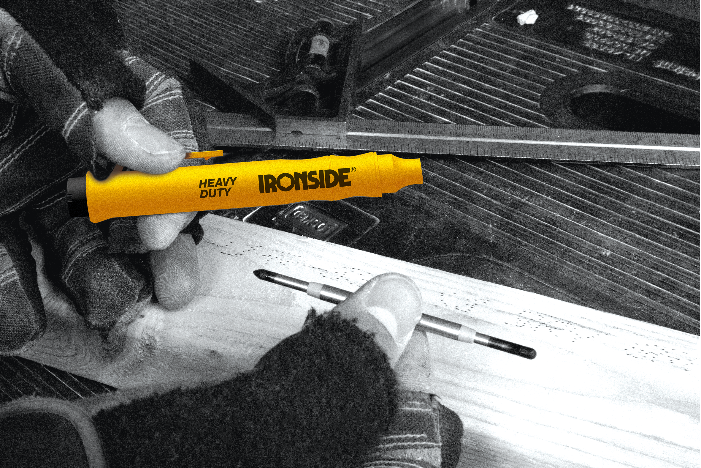 ironside Deep hole marker ironside double head
