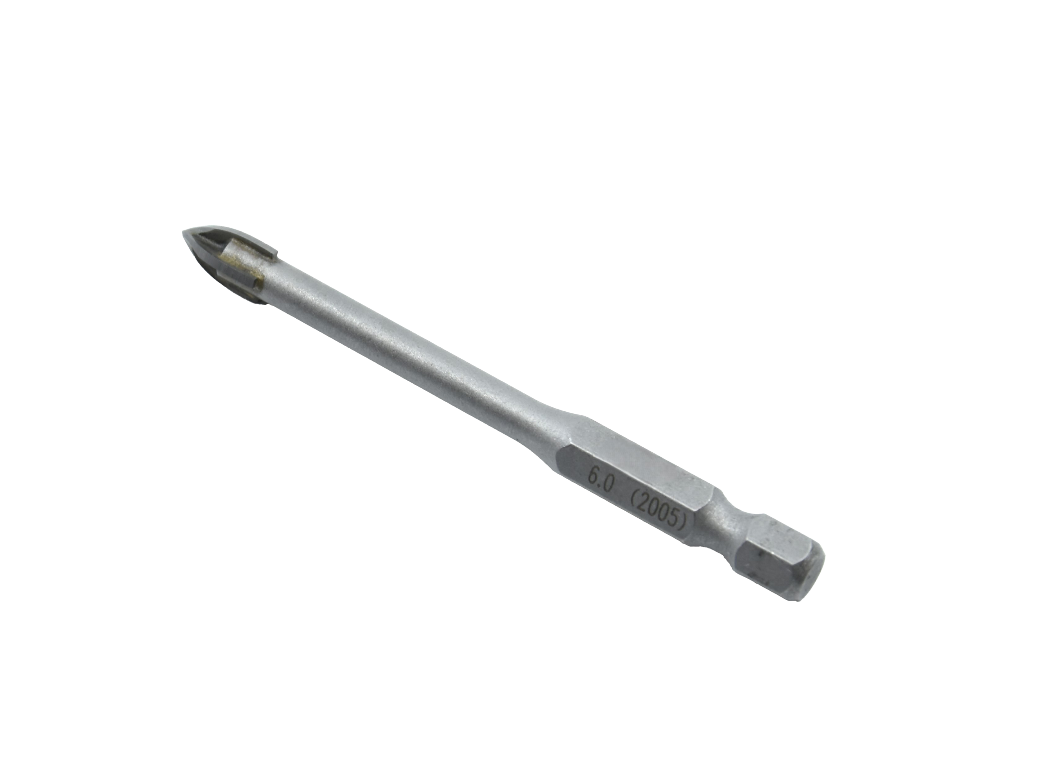 GLASS AND TILE DRILLBIT 6X75MM IRONSIDE 4 CUTTING EDGES