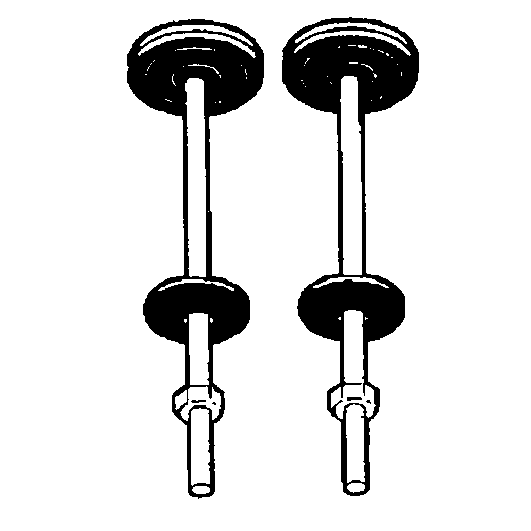 opal Toilet spare part opal 64028 cistern fixing screws