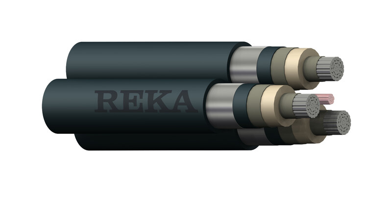 ALUMINIUM KRAFTKABEL DRYREX AHXAMK-W HF D 20 KV 3x185+35