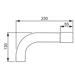 abb Suojaputken kaari abb jmkl40.1 40mm kulma 90ast