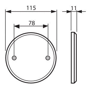 abb Rasiakansi abb ak 11 jakorasialle ip44