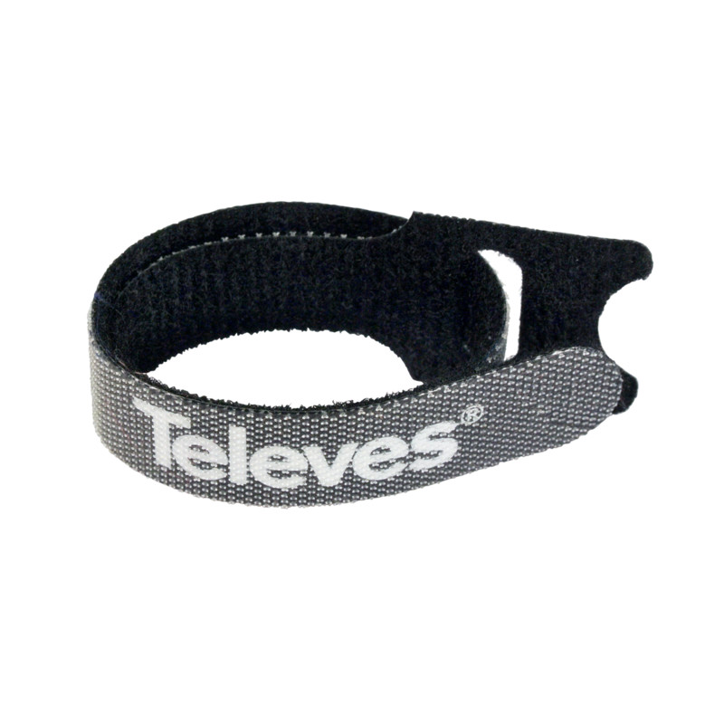 televes Johdinside finnsat velcro 15mm x 250mm, 10kpl