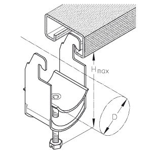 puk Cable clamp k 20/3 ac 16-20mm 3 cables