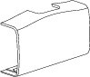 schneider electric Width-reduction piece 18x35-25x60 branching p white