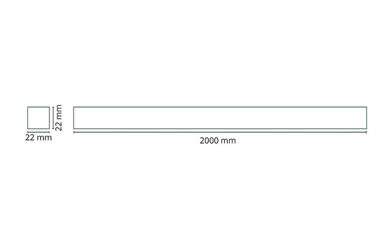 sg armaturen Lighting track zip zip 1-phase track 2,00m bl