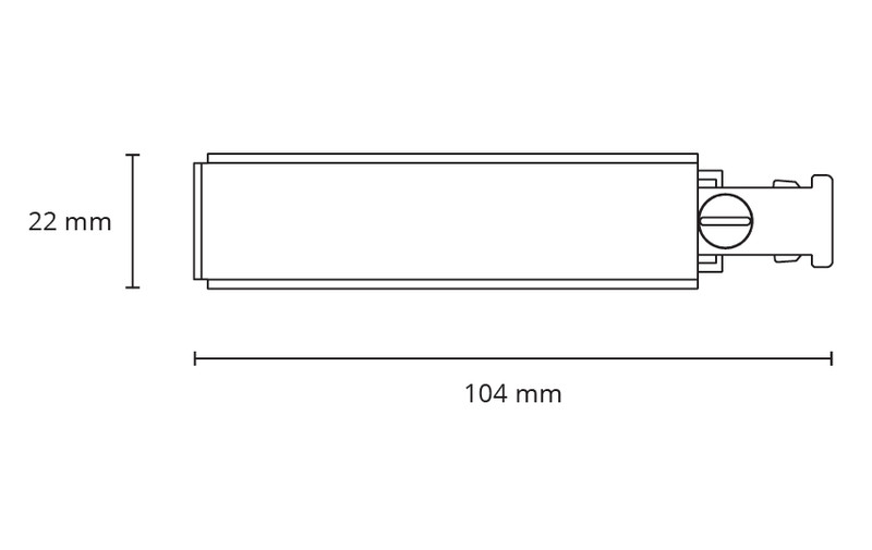 sg armaturen Kontaksskenstillbehör zip zip endconnector sv