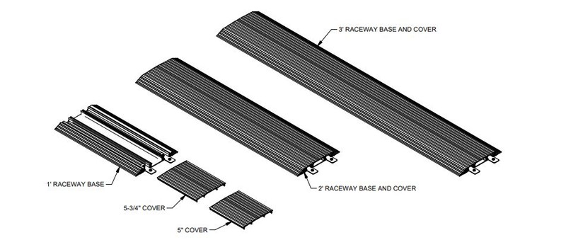 fsr Golvkanal sis 30.5,61/ 91.4cm,slate grey