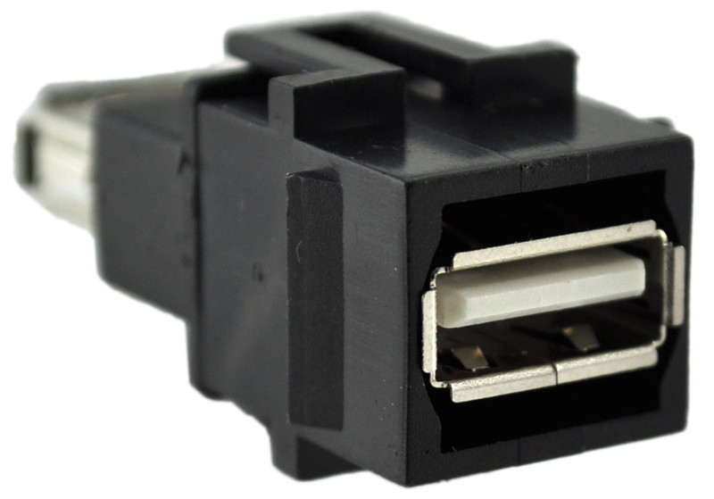 LIITINLEVY FINNSAT USB-A N/N LIITIN, MUSTA