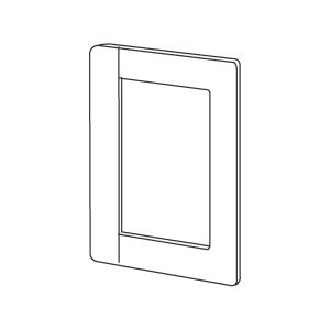 schneider electric Väggram inka-r2 217-2/72 vit