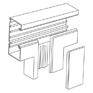 schneider electric T-stycke tek-tsu161-3/72 vit