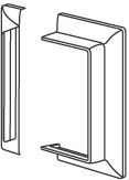 schneider electric Väggram tti-cr123 vit