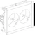 schneider electric Cyb slaveuttak 2-veis stikk 5940010