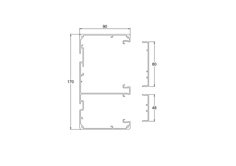 meka Installationskanal ad 170-2 90