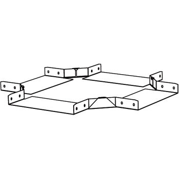 meka X-stycke kabelränna meka rx-40-300 m vit