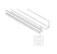 nordtronic Lighting track tracks 1-vaihekisko 1m valkoinen