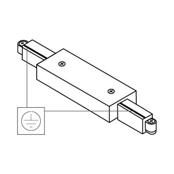 nordtronic Centeranslutning tracks al 220-240vac50hz ip20 17,2 wh