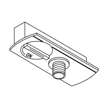 nordtronic Kosketinkiskoadapteri tracks pvc220-240vac50hz ip20 8,2 wh