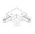 nordtronic Corner piece tracks eart on out220-240vac 50 hzbl