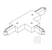 nordtronic T-piece tracks earth ri 220-240vac50hz wh