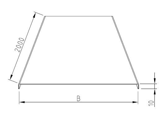 ensto Kansi systemal-presto ncps0120 kansi 223x10x2000 al