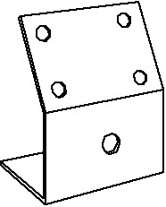 wibe Ceiling clamp wibe 5tp hot-dip galvanized