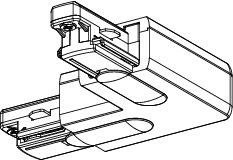 global trac Connector 1-cct gb35-1 l- 1-v gray