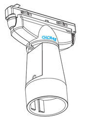 global trac Kosketinkiskoadap. global trac gb67s-2 schuko-a 16a 100n mu