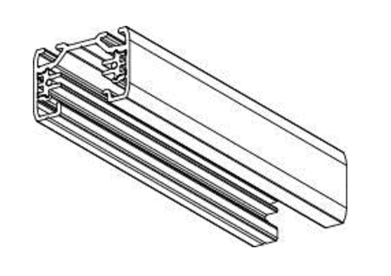 global trac 1-circuit track gb2100-1 1-v surface 1m grå
