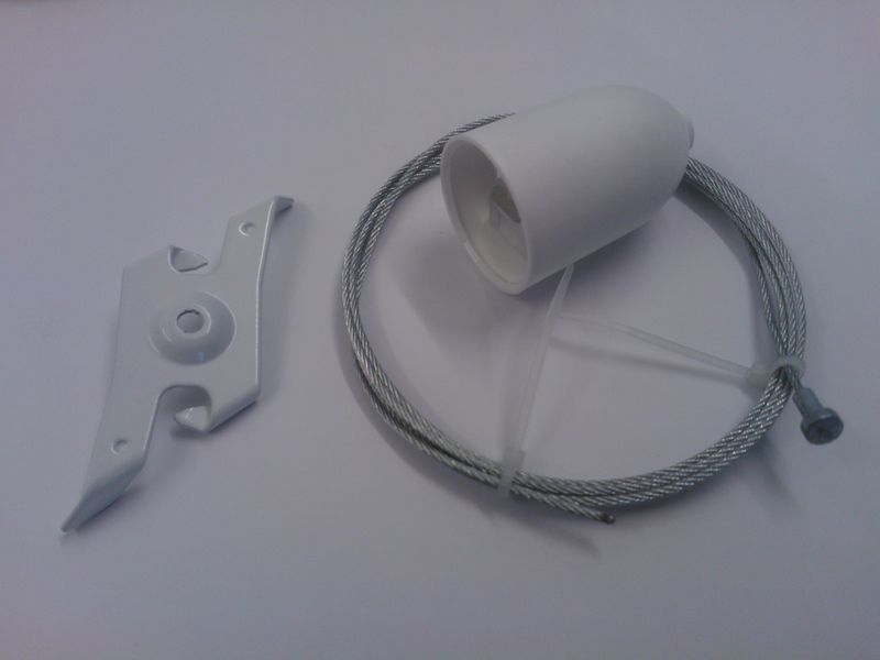 global trac Lighting track accessory spw11sk-3/5m fast. set white