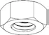 global trac Asennustarvike global trac skb6-1 kuusiomutteri m6