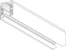 global trac Contact rail xts4100-2 3-v 400v/16a 1m bla