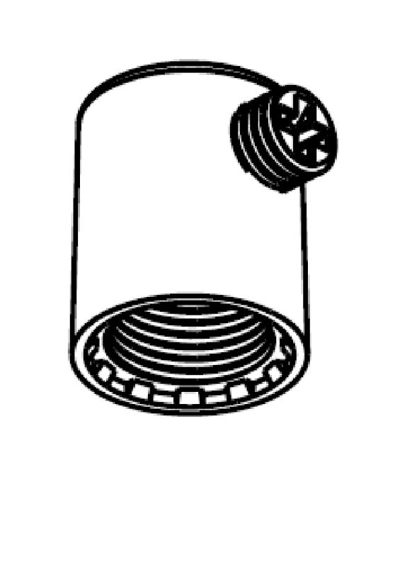 global trac Cable clamp nippels m10x3 xtsa 513-2 black m13x1