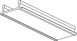 global trac Kontaksskenstillbehör xtsp11-3 3000mm whi