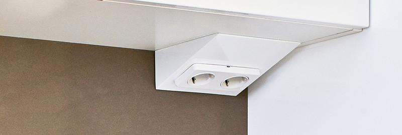 limente Socket outlet mini-2 s2/16a/ip20 0x white