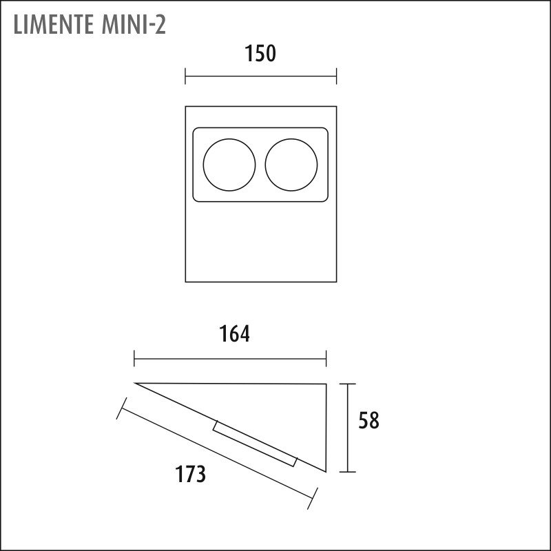 limente Socket outlet mini-2 s2/16a/ip20 0x white