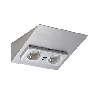 limente Socket outlet w usb mini-2c usb s2/16a steel
