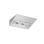 SOCKET OUTLET+SWITCH LUXA-31 S2/16A/IP20 1X STEEL