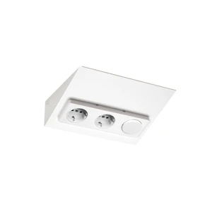 limente Socket outlet+switch luxa-31 s2/16a/ip20 1x white