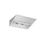 SOCKET OUTLET+SWITCH LUXA-32 S2/16A/IP20 1X STEEL