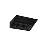 SOCKET OUTLET+SWITCH LUXA-32 S2/16A/IP20 0X BLACK