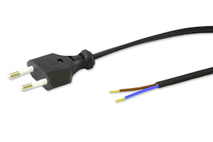 axjo kabel Cord sets axjo kabel 412.1 h03vvh2-f 2x0,75 b 2m