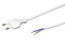 SLADDSTÄLL AXJO KABEL 412.1 H03VVH2-F 2X0,75 VIT 2M
