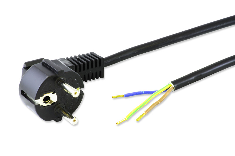 SLADDSTÄLL AXJO KABEL 2313 H05VV-F 3G0,75 SVART 2,0M