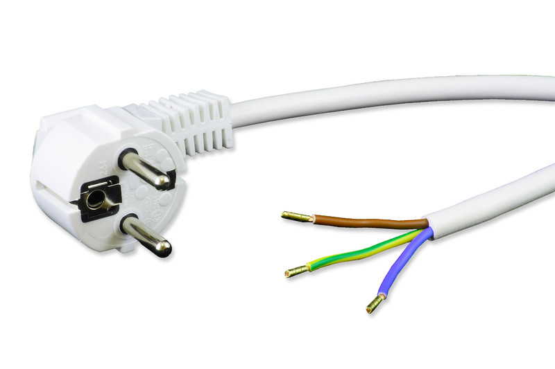 SLADDSTÄLL AXJO KABEL 2323 S05Z1Z1-F 3G1 VIT 2,5M