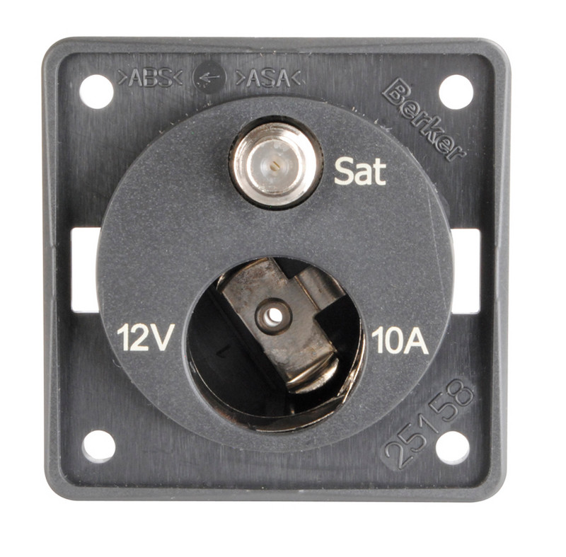 hager Pistorasia integro flow 1ap/10a/12v +sat iec ant